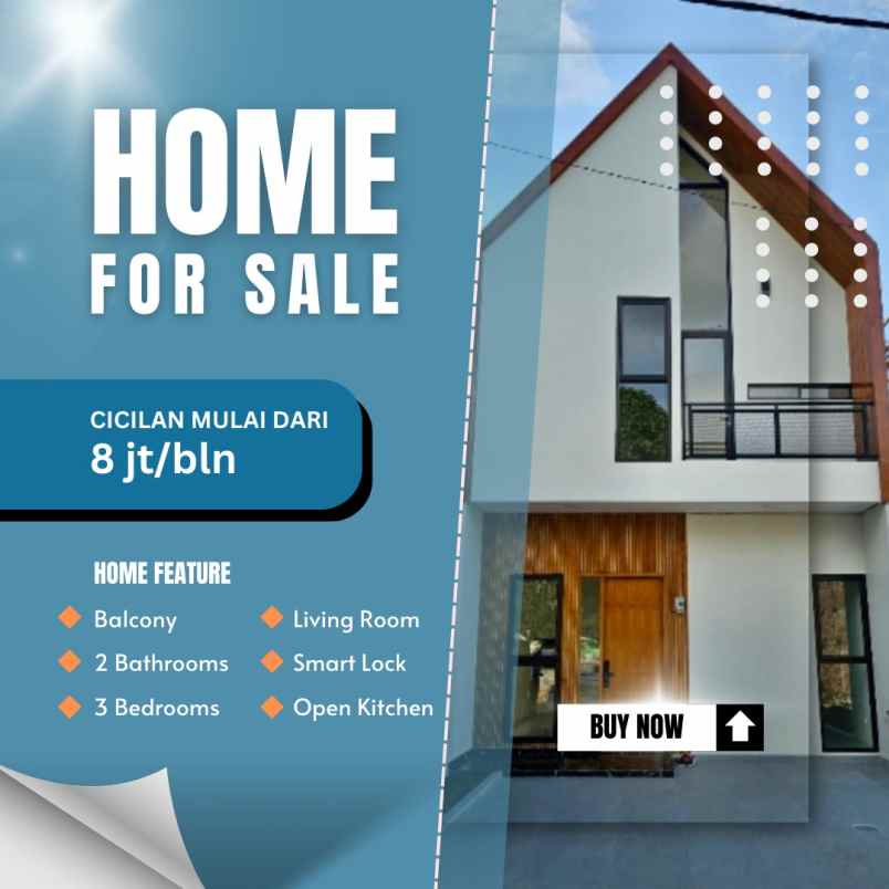 dijual rumah kedaung