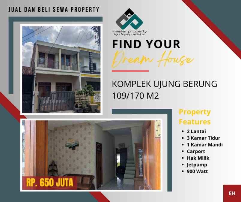 dijual rumah komplek pasirjati