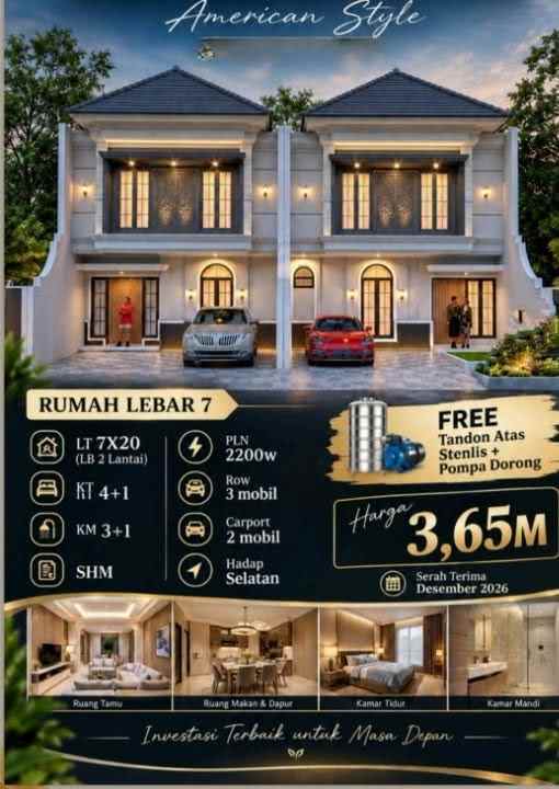 dijual rumah manyar kertoadi