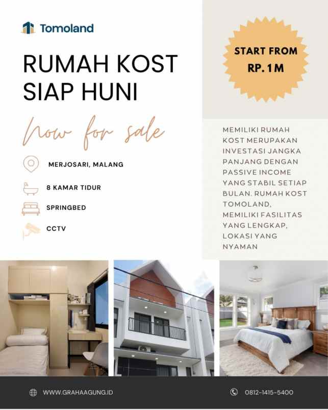 dijual rumah merjosari