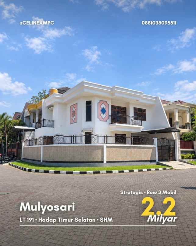 dijual rumah mulyosari
