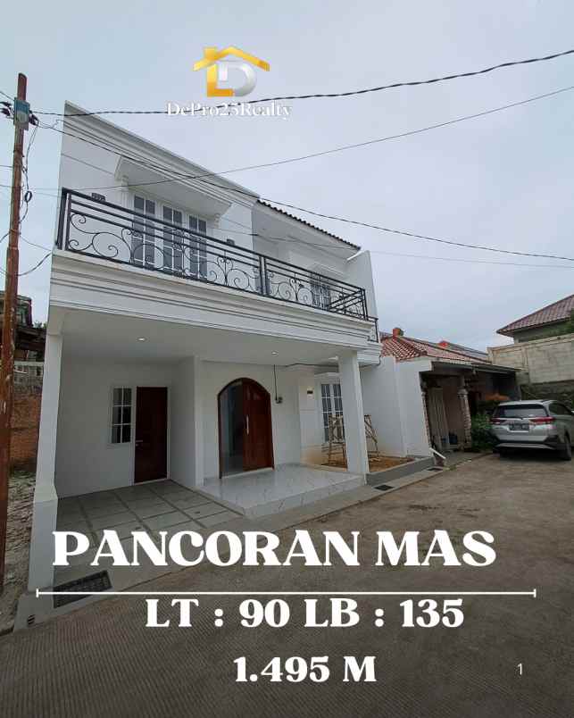 dijual rumah murah siap huni di mampang depok