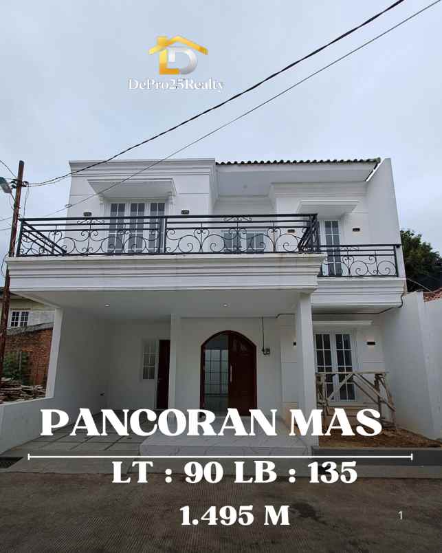 dijual rumah murah siap huni di mampang depok