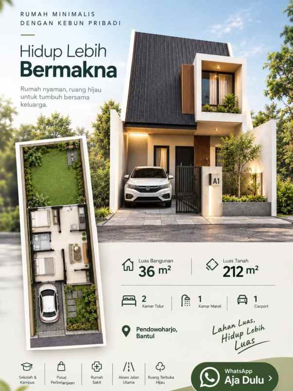 dijual rumah pendowoharjo sewon bantul