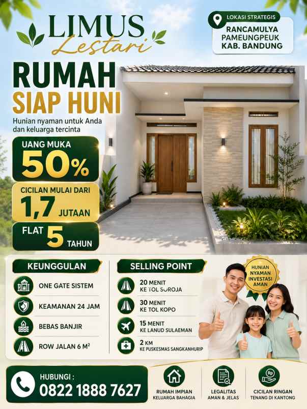 dijual rumah rancamulya