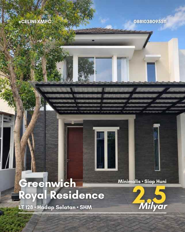 dijual rumah royal residence
