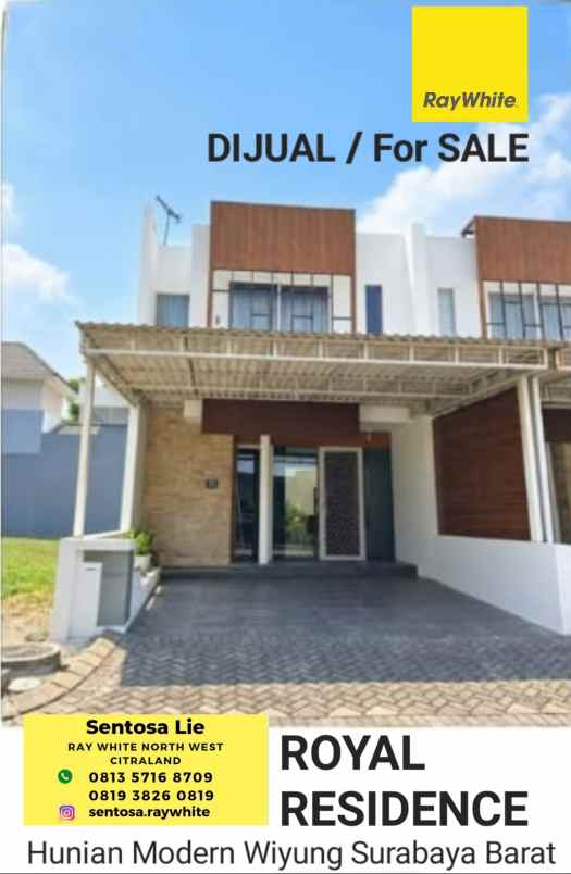 dijual rumah royal residence