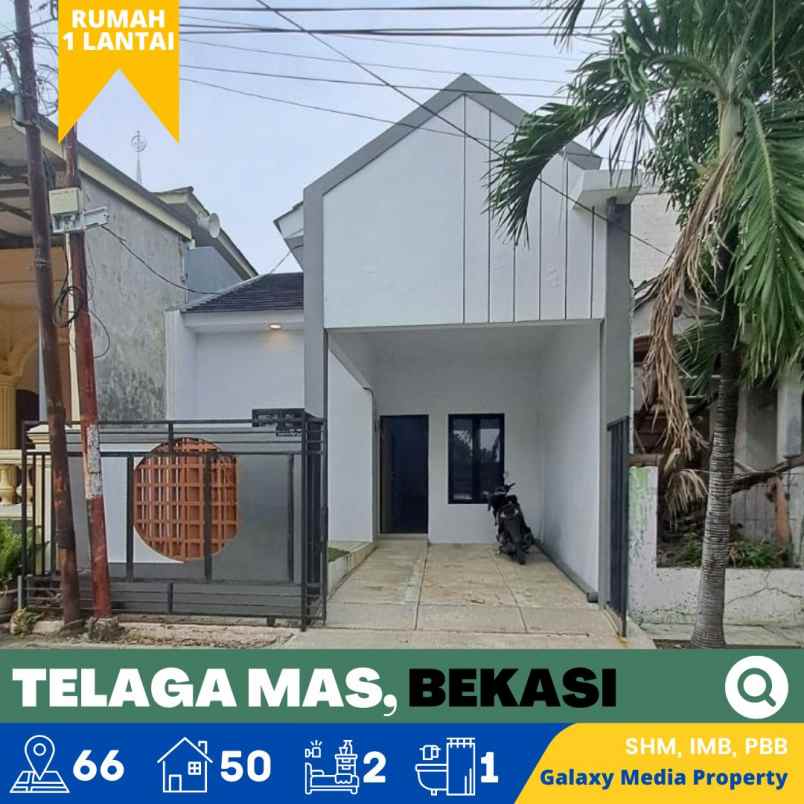 dijual rumah siap huni di telaga mas bekasi