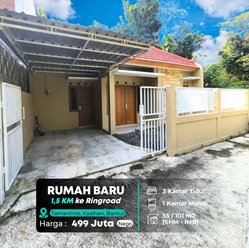 dijual rumah tamantirto