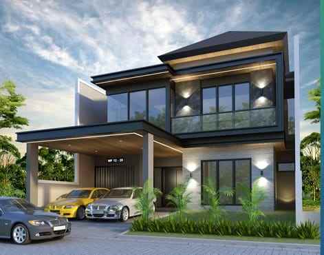 dijual rumah water front