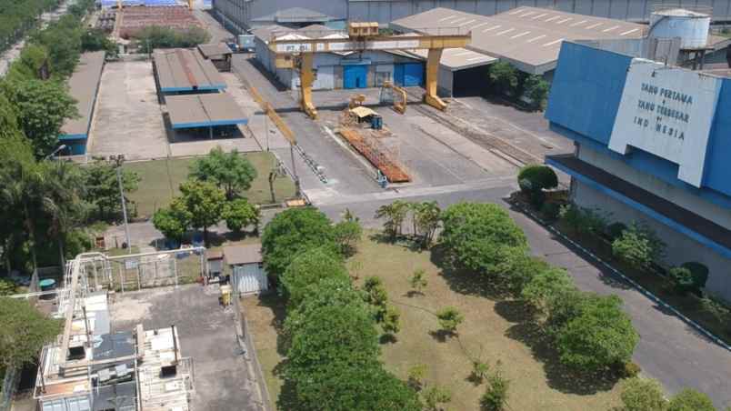 dijual segera lahan dan bangunan industri