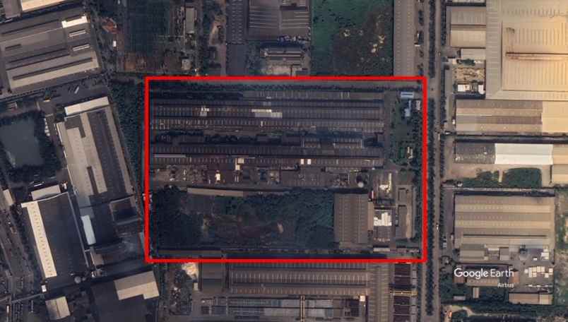 dijual segera lahan dan bangunan industri