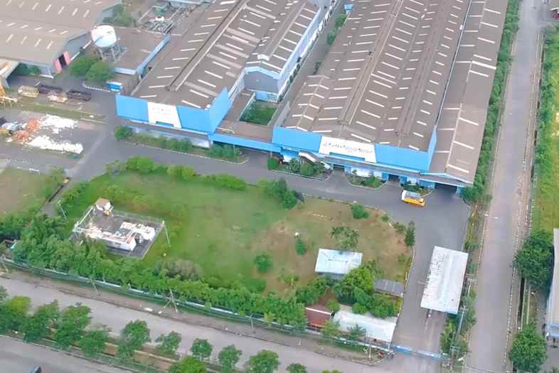 dijual segera lahan dan bangunan industri