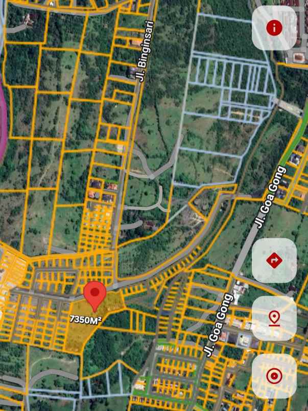 dijual tanah bingin sari pantung gwk
