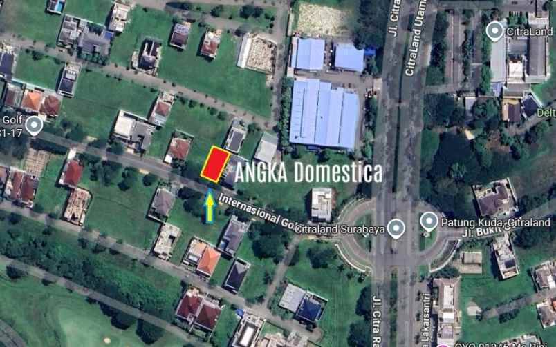 dijual tanah bukit golf international