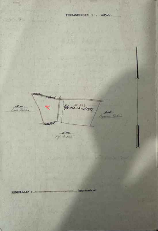 dijual tanah desa antosari kec