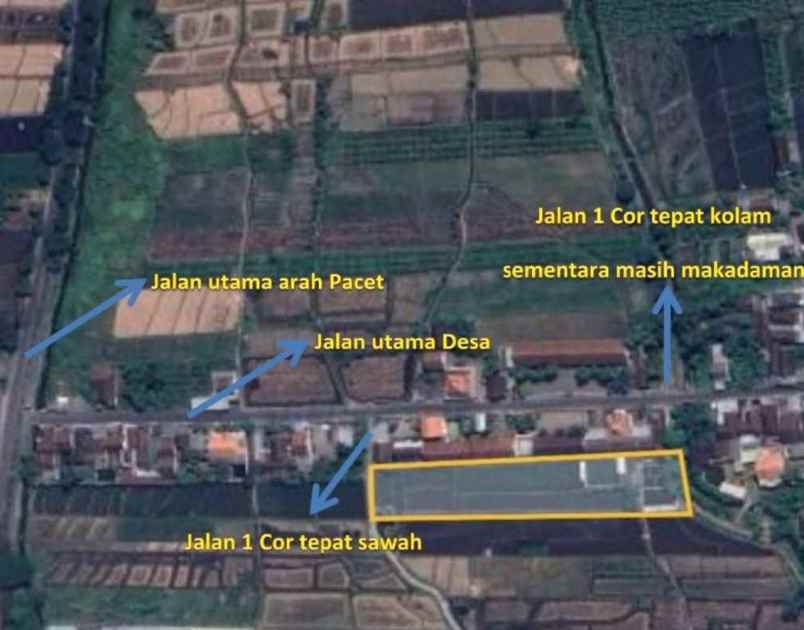 dijual tanah dlangu