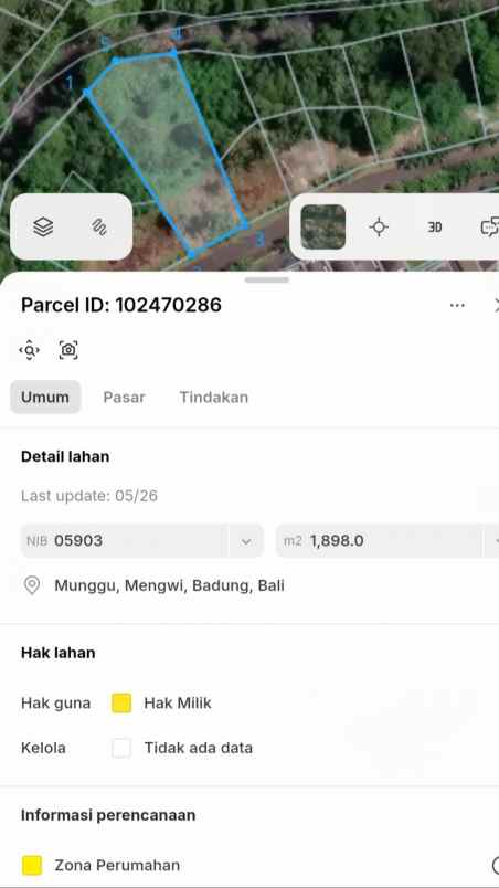 dijual tanah greenlot sambandha residence