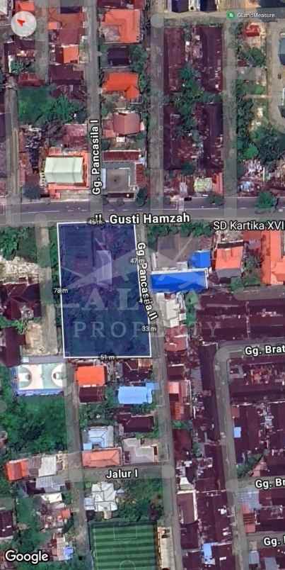 dijual tanah jalan gusti hamzah