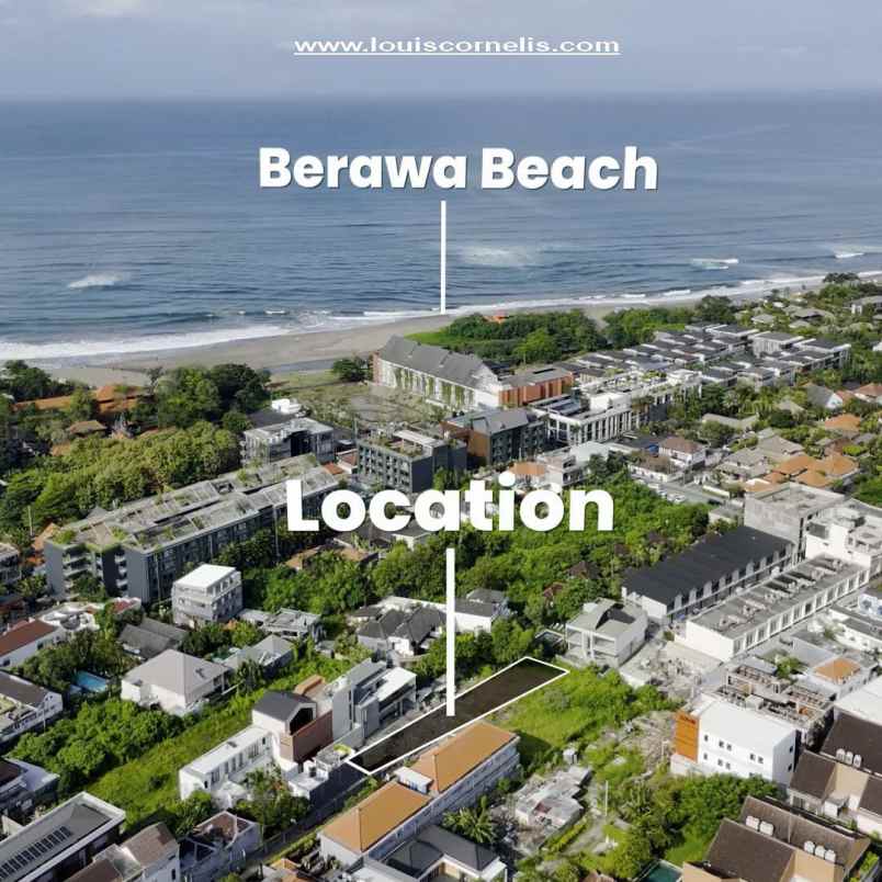 dijual tanah jalan pantai berawa
