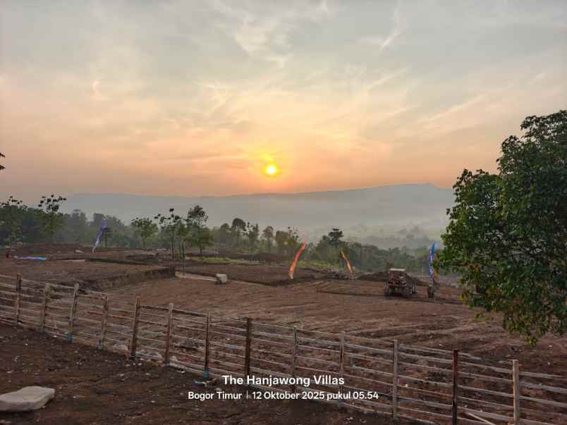 dijual tanah jalan raya jonggol sukamakmur