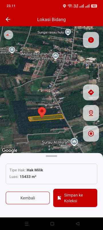 dijual tanah jalan yunus yakub