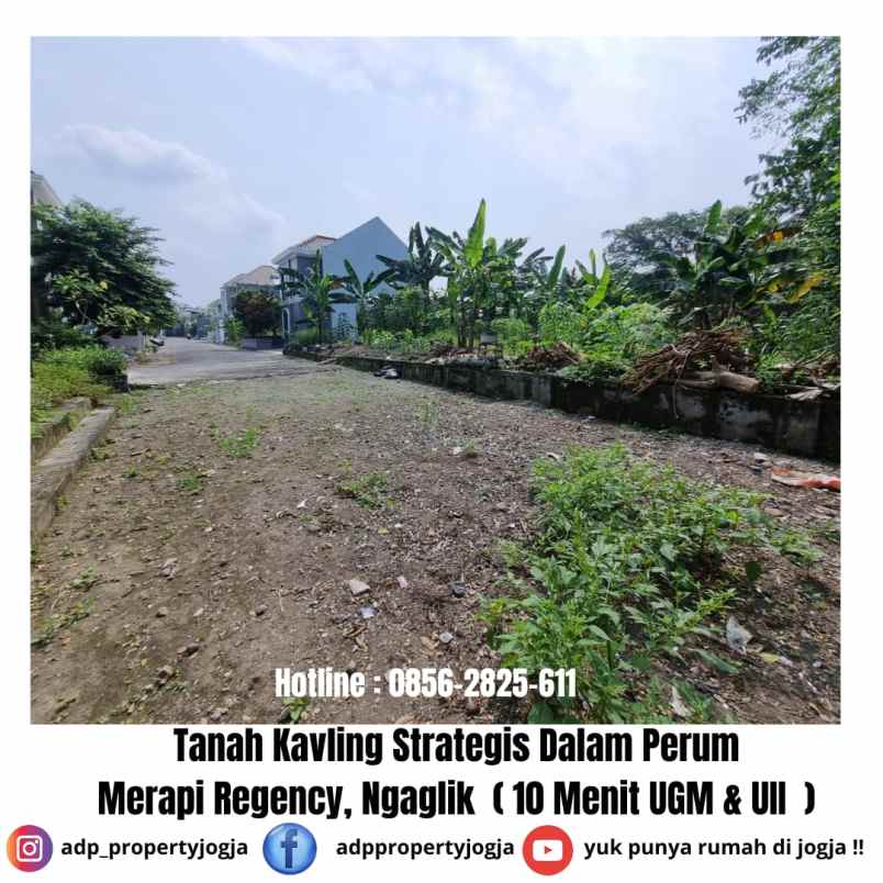 dijual tanah jl kapten haryadi ngaglik