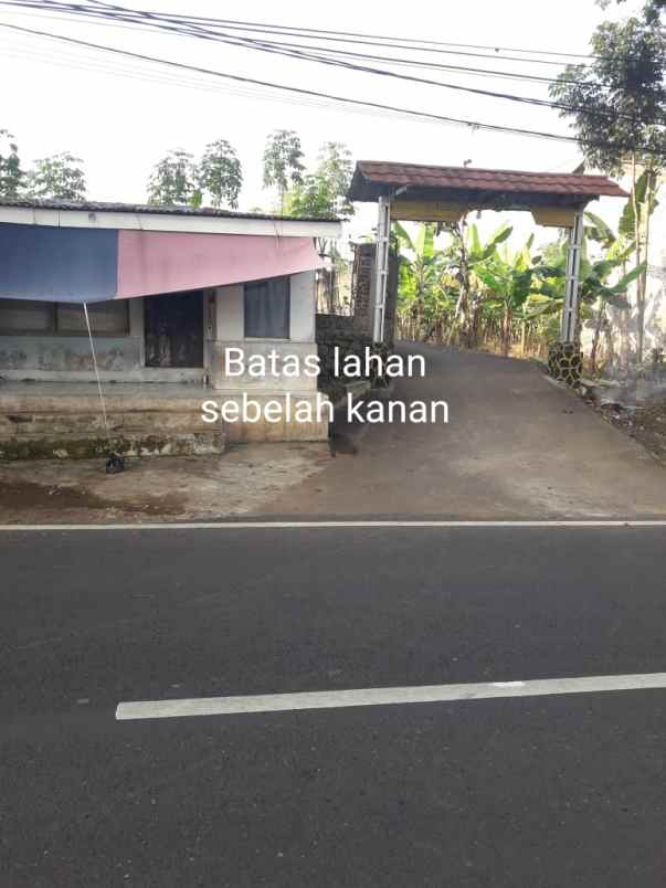 dijual tanah jl kiara jl provinsi lama