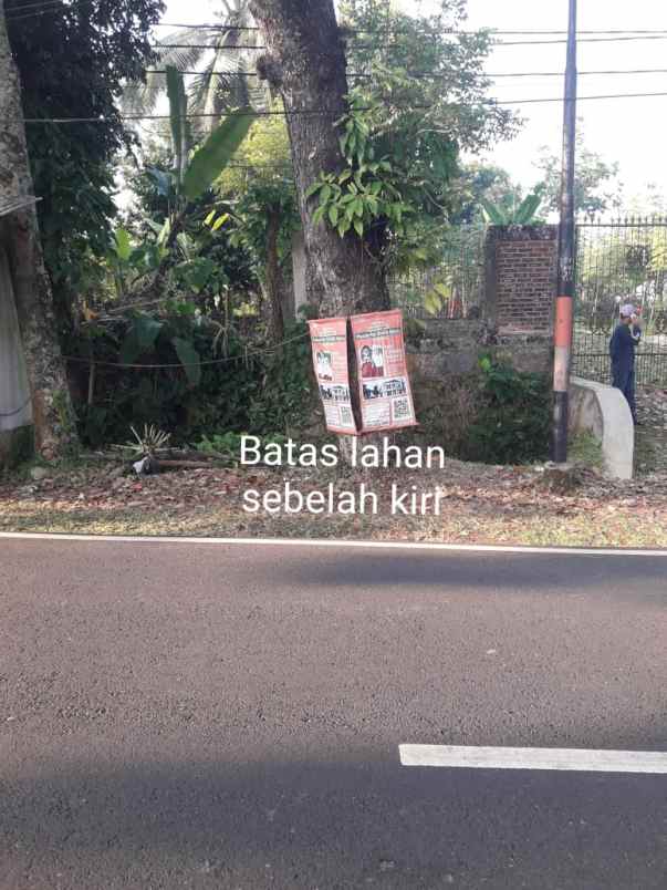 dijual tanah jl kiara jl provinsi lama