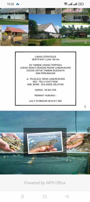 dijual tanah jl pajalele