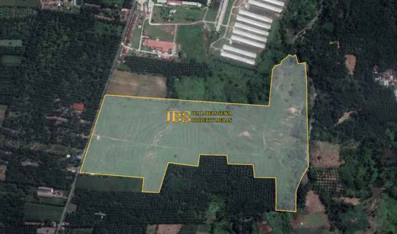 dijual tanah kosong pasar x jalan glugur rimbun