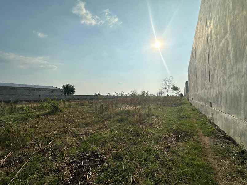 dijual tanah lahan kering luas 17044