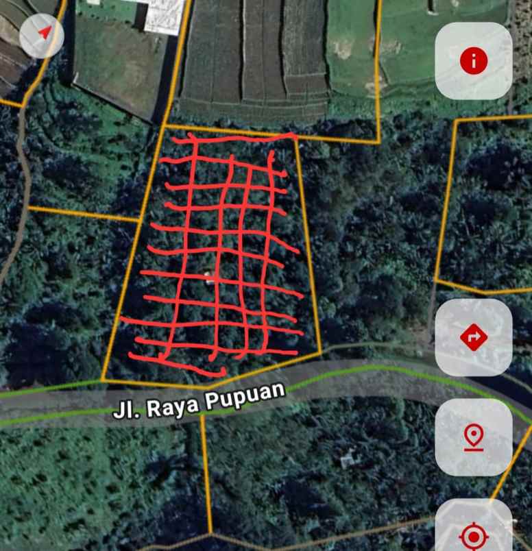 dijual tanah sanda pupuan tabanan