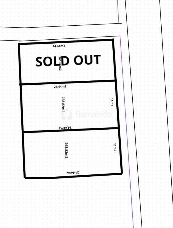dijual tanah strategis 536m di canggu bali dijual