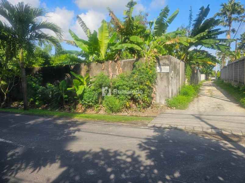 dijual tanah strategis 536m di canggu bali dijual