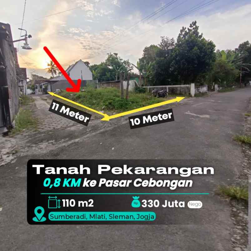 dijual tanah sumberadi