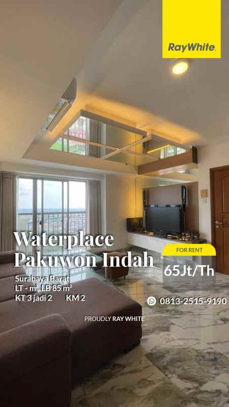 disewakan apartemen waterplace residence