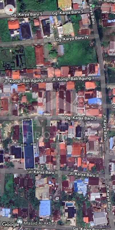 disewakan tanah jalan karya baru 2