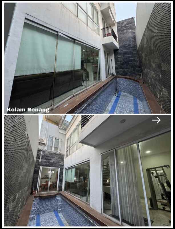 djual rumah mewah mini swimming pool cikarang bekasi