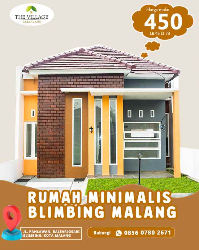 hunian 450jt an di kota malang dekat terminal arjosari