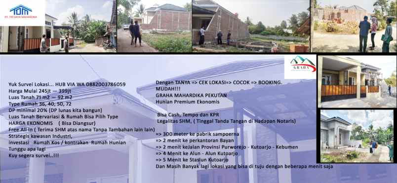 hunian premium harga istimewa purworejo