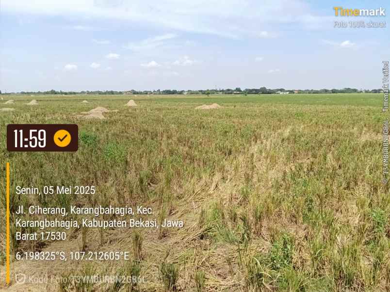 jual cepat tanah 15 hektar bekasi terbaik