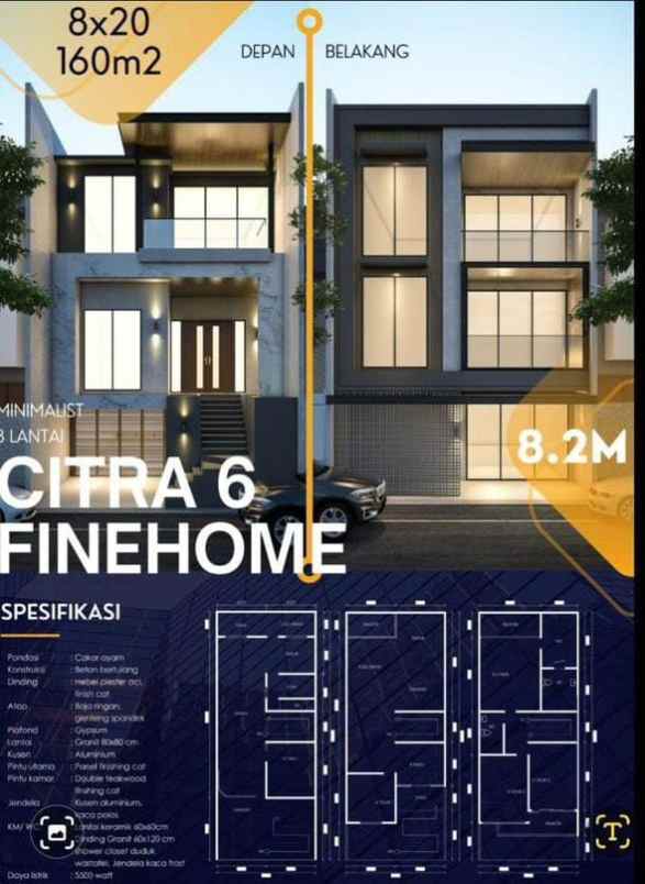 jual rumah baru citra 6 kalideres jak bar