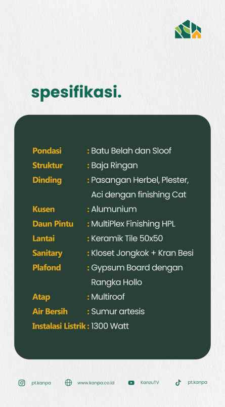 jual rumah komersial siap bangun