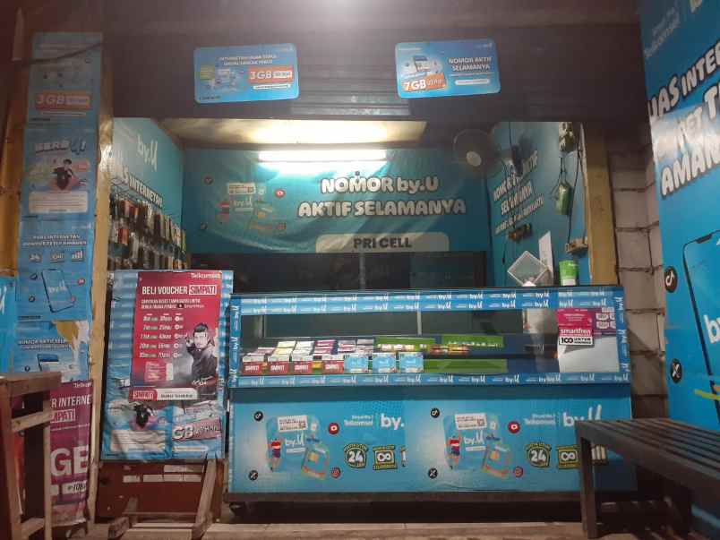 kontrakan kios usaha dan tempat tinggal