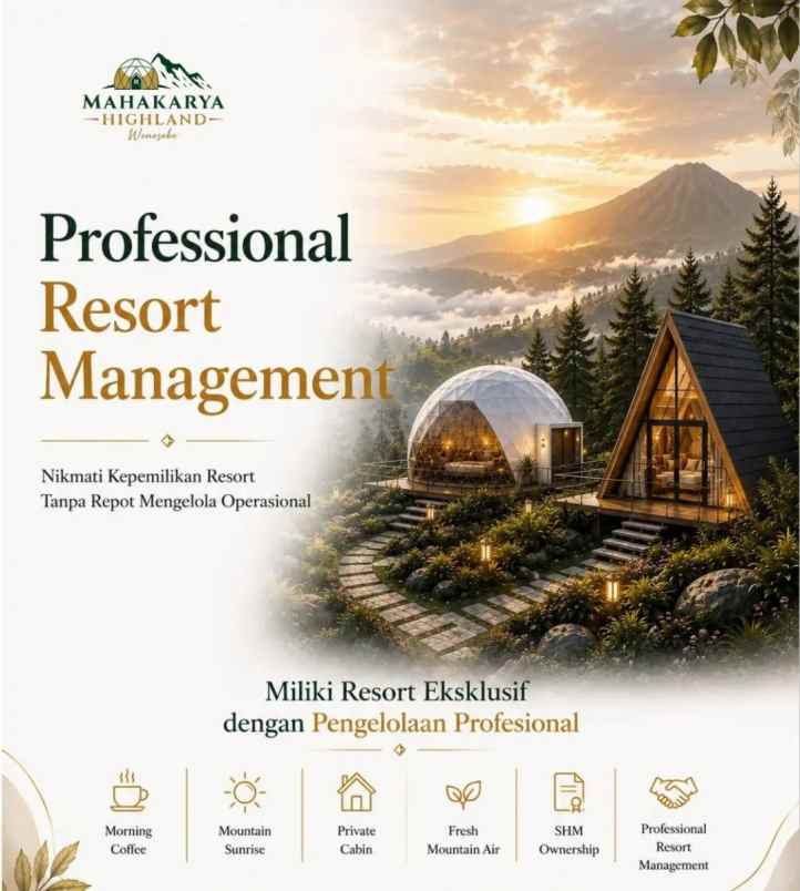 miliki glamping sendiri di kawasan wisata wonosobo