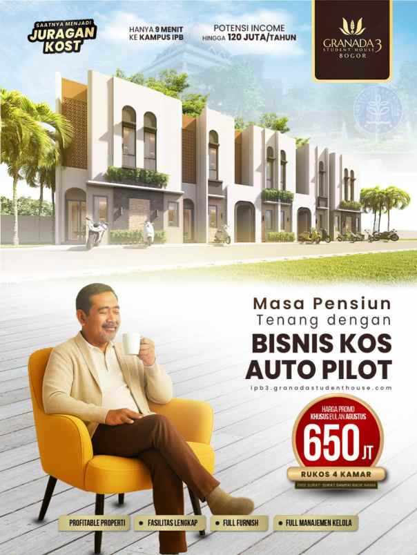 peluang emas dari aset kos dekat ipb