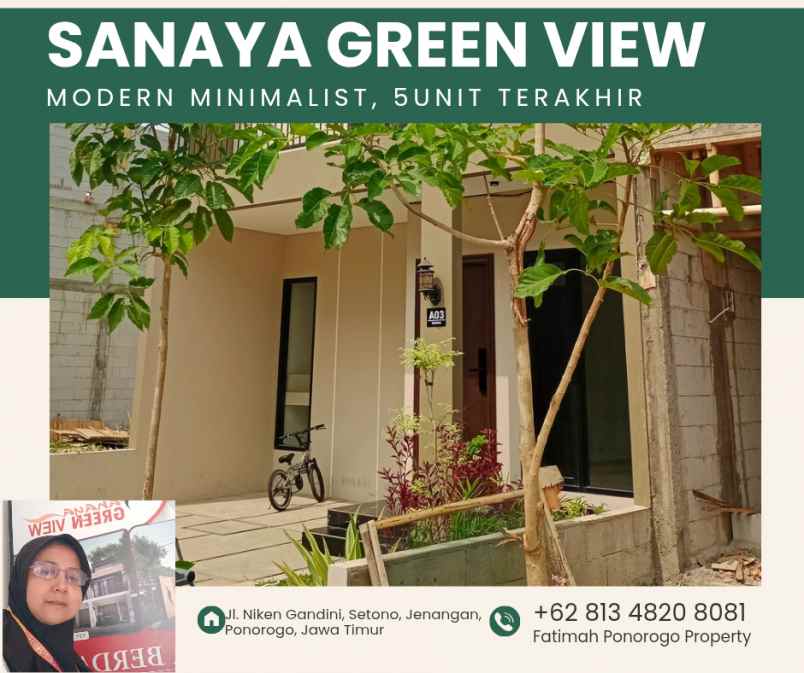 rumah 2 lantai syariah modern minimalis di ponorogo