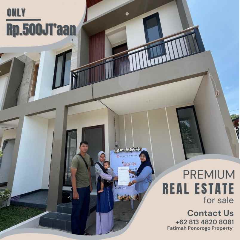 rumah 2lantai ponorogo kota