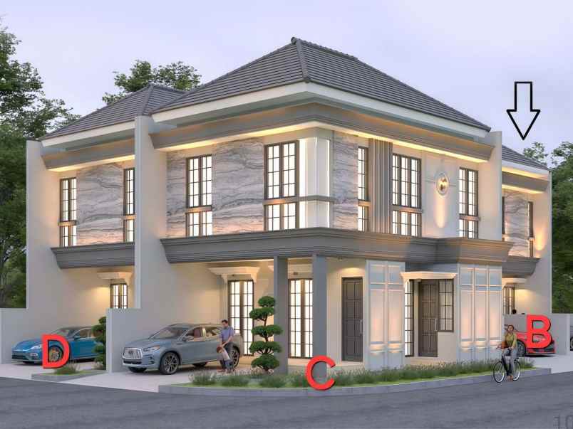 rumah baru gress di taman pondok indah wiyung